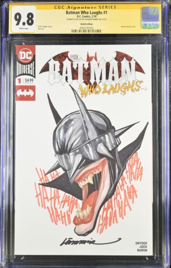 Image of Batman Who Laughs #1 | Sketch Edition | CGC 9.8 | Signature Series