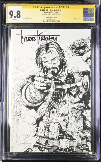Image of BRZRKR: Pen & Ink #1 | Whatnot Sketch Edition | CGC 9.8 | Signature Series