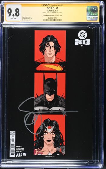 Image of DC K.O. #1 | Second Printing/Mora Variant Cover | CGC 9.8 | Signature Series
