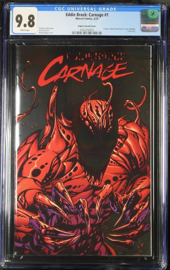Image of Eddie Brock: Carnage #1 | Bagley Variant Cover | CGC 9.8 | Universal
