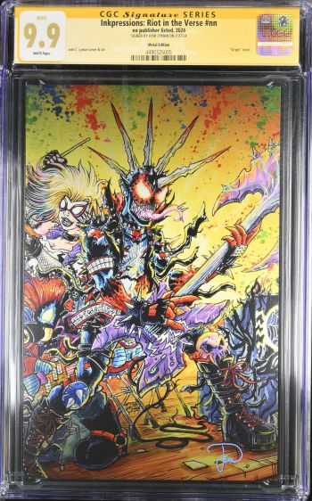 Image of Inkpressions: Riot in the Verse #nn | Metal Edition | CGC 9.9 | Signature Series