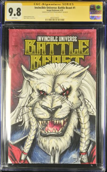 Image of Invincible Universe: Battle Beast #1 | CGC 9.8 | Signature Series