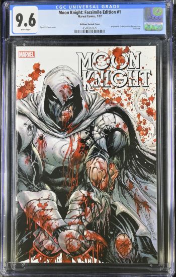 Image of Moon Knight: Facsimile Edition #1 | Kirkham Variant Cover | CGC 9.6 | Universal
