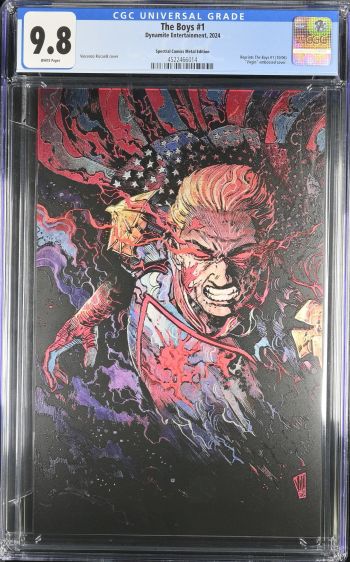 Image of The Boys #1 | Spectral Comics Metal Edition | CGC 9.8 | Universal