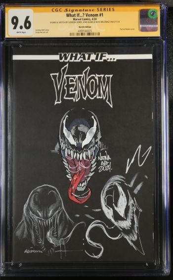 Image of What If...? Venom #1 | Sketch Edition | CGC 9.6 | Signature Series
