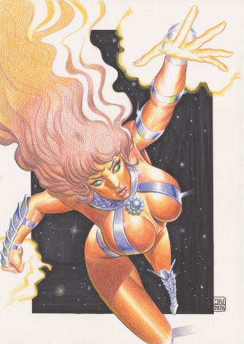 Image of Starfire Original Art