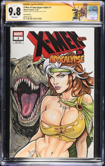 Image of X-Men of Apocalypse Alpha #1 CGC 9.8 Signed & Sketched by Obsidian