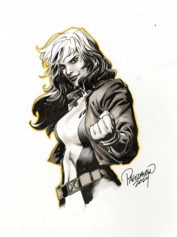 Image of Rogue 9x12 Illustration by Carlo Pagulayan