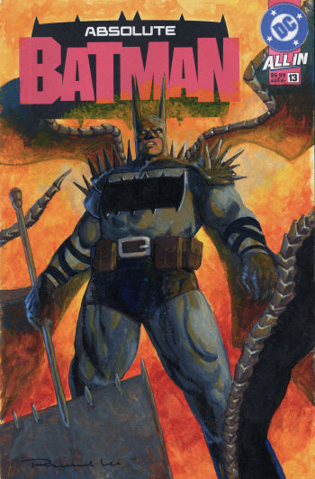 Image of Absolute Batman #13 Painted Sketch Cover by Raymund Lee