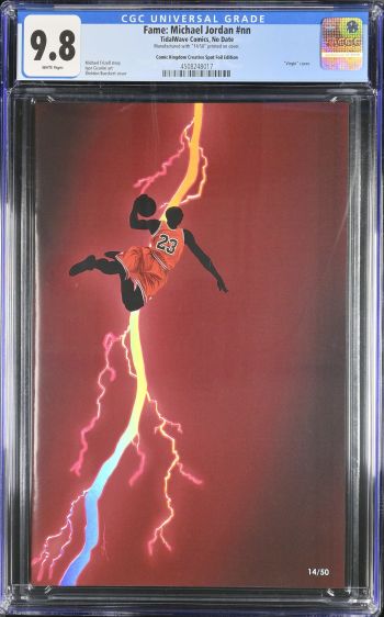 Image of Fame: Michael Jordan #nn | *** 1 OF 11 CGC 9.8 *** | FanExpo Chicago Exclusive Spot Foil Virgin | LTD 50 Copies