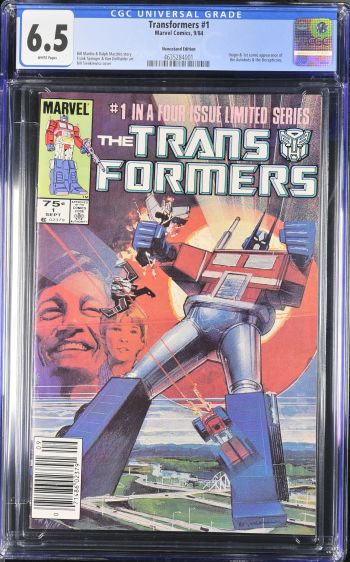 Image of Transformers #1 CGC 6.5