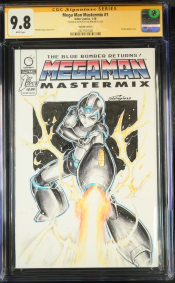 Image of Mega Man Mastermix #1 CGC 9.8 Signed by Shi Min