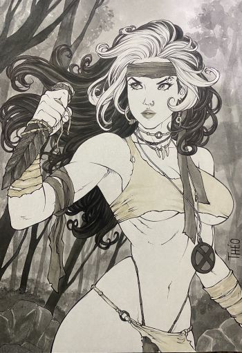 Image of Rogue Jungle Pin-Up, 8,07 X  11,6