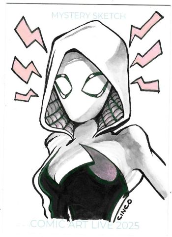 Image of Spider-Gwen by Ian Cinco