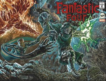 Image of Doctor Doom vs. Fantastic Four sketch cover by Matias Streb