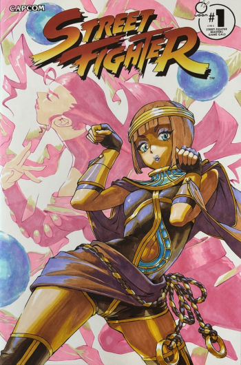 Image of Menat and Rose - Street Fighter #1 Cover