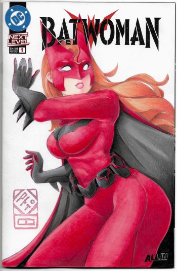 Image of Inverted colors BatWoman Blanks cover