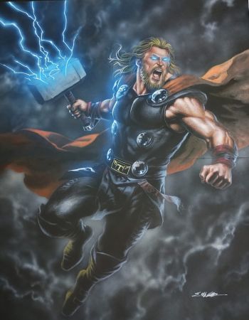 Image of Thor Connecting 2x Black paper 11x17 Pages 