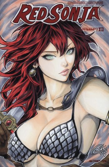 Image of Red Sonja sketch cover 