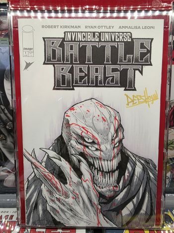 Image of Battle Beast Invincible Universe Cover by Def Shogun