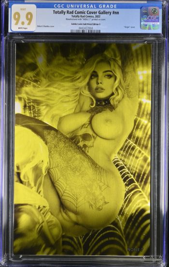 Image of Totally Rad Comic Cover Gallery #nn CGC 9.9 Gold Metal Edition Virgin Cover