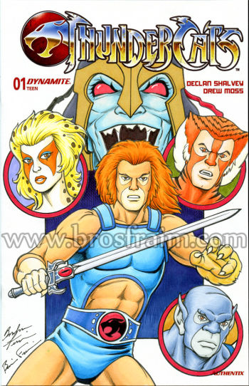 Image of THUNDERCATS Sketch Cover by the Fraim Bros.!