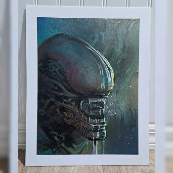Image of Xenomorph - 11x14 Alien Original Art by Joe Doyle