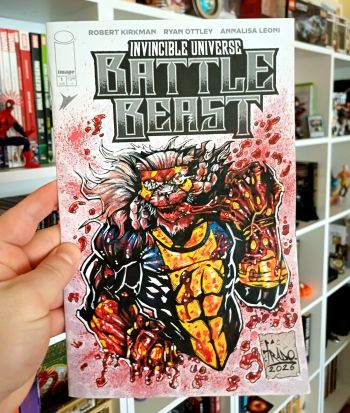 Image of Invincible Universe Battle Beast #1 Sketch Cover