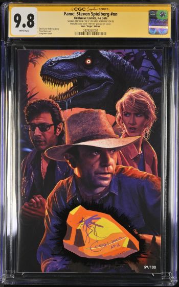Image of Fame: Steven Spielberg (AP#2) CGC 9.8 Signed by Greg Horn