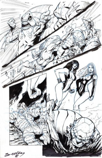 Image of HULK V2 #30 PUBLISHED ORIGINAL ART SIGNED TIM SEELEY