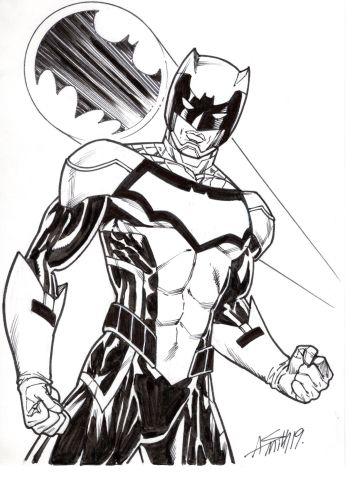 Image of THE SIGNAL ORIGINAL ART SKETCH CARD SIGNED ANDY SMITH