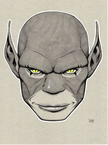 Image of PANTHRO (THUNDERCATS) ORIGINAL ART SIGNED DREW MOSS