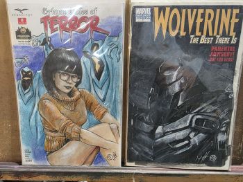 Image of Grimm Tales of Terror #8 / Wolverine #1 Sketch Covers