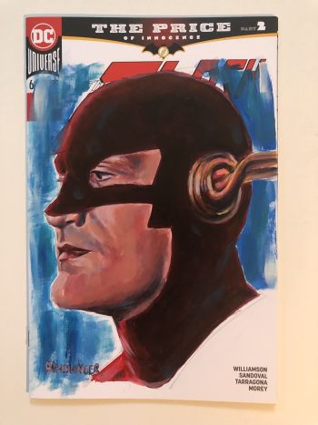 Image of The Flash TV Show Acrylic Sketch Cover