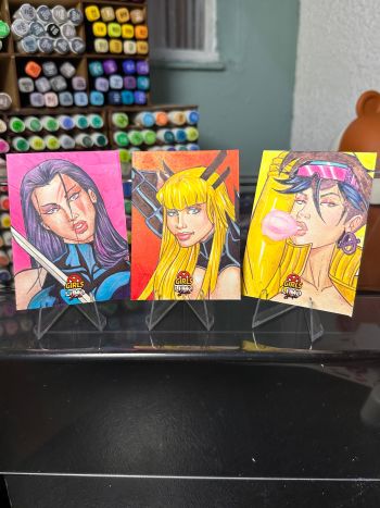 Image of Xgirls Sketch Cards (1°) by Rudimar