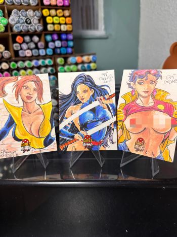 Image of Xgirls Sketch Cards (1°) by Raí Gomes