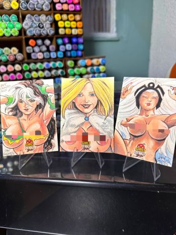 Image of Xgirls Sketch Cards (2°) by Raí Gomes