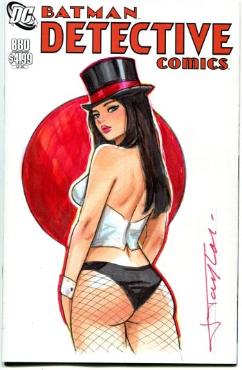 Image of Zatanna Sketch Cover by Jeff Taylor