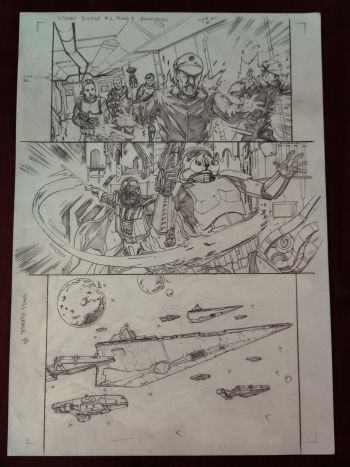 Image of Star Wars Hidden Empire 1 Page 9 Steven Cummings. Inferno Squad