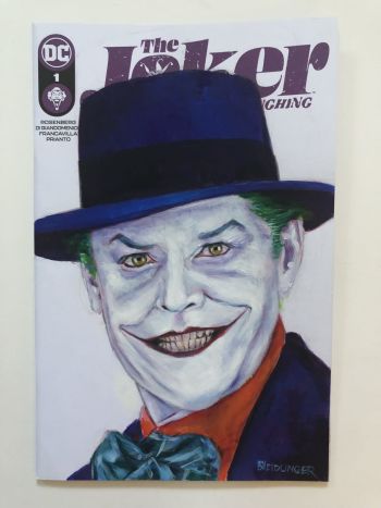 Image of Joker Sketch Cover Acrylic Painting