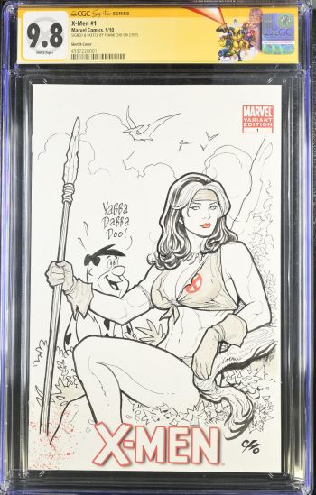 Image of Savage Land Rogue pinup by Frank Cho