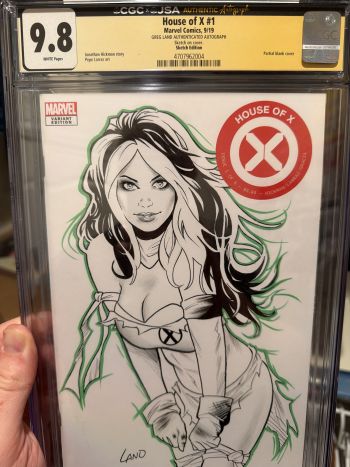 Image of Greg land Savage land rogue sketch