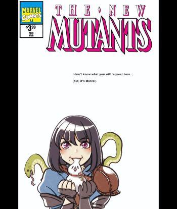 Image of The New Mutants Sketch Cover (1)
