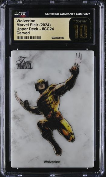 Image of Wolverine Marvel Flair #CC24 CGC Pristine 10