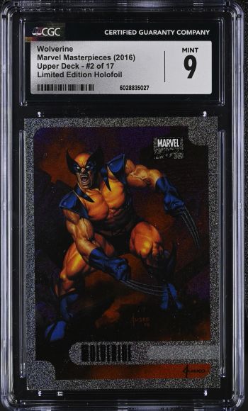 Image of Wolverine Marvel Masterpieces #2 of 17 CGC 9