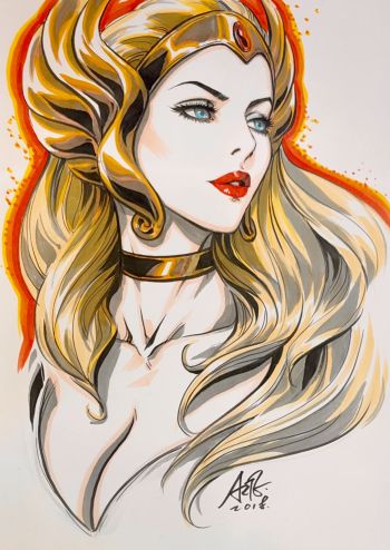 Image of She-Ra Commission Sketch by Artgerm