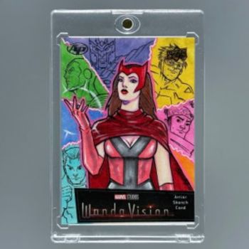 Image of WandaVison - Scarlet Witch Sketch Card