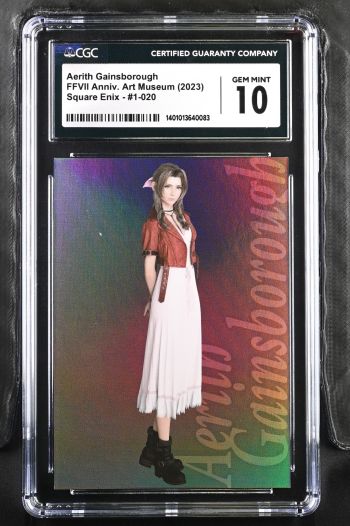 Image of Aerith Gainsborough #1-020 FFVII Anniv. Art Museum CGC 10