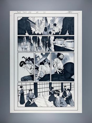 Image of Bleed Them Dry Issue 2 Page 20 Original Art by Dike Ruan