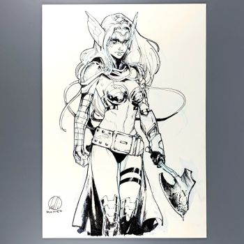 Image of Angela (Spawn) Original Art by Matteo Lolli